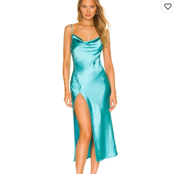 REVOLVE Dresses & Skirts - Revolve more to come haven midi dress in teal